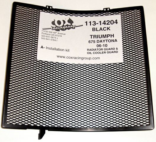 COX RACING レーシングラジエターガード ZX6R/RR 05-06 | バイク