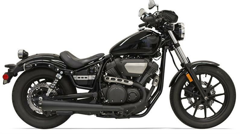 BASSANI スリップオン メガホンマフラー BOLT 14-19 ブラック