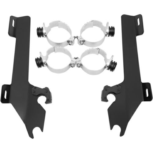 MEMPHIS SHADES トリガーロックマウントキット for バットウィングフェアリング ブラック VTX1800C/F 02-08-01