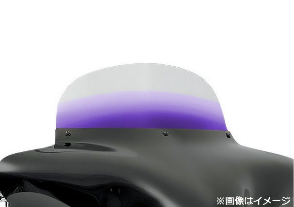 MEMPHIS SHADES バットウィングフェアリング用 ウィンドシールド 7" Gradient Purple-01