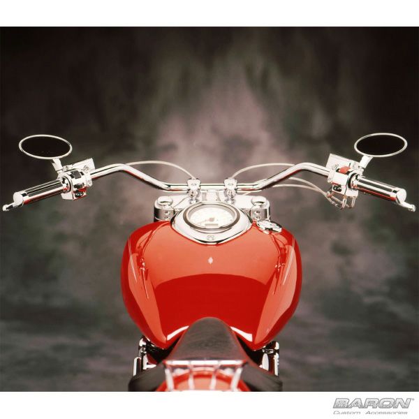 BARON 1" スターバー ハンドルバー クローム VN900/1500/1600 C109 XV1600/1700 他-03