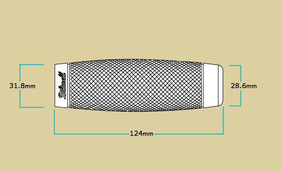 BILTWELL RECOIL グリップ オックスブラッド1インチ用-03