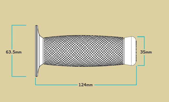 BILTWELL RENEGADE グリップ オックスブラッド １インチ用-03