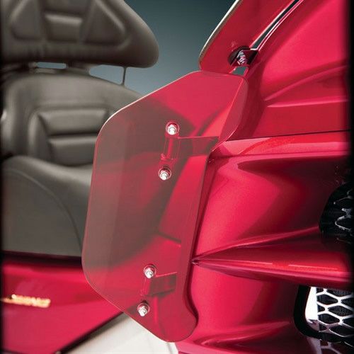 SHOW CHROME ロワーウィンドディフレクター ブライトレッド GL1800-02