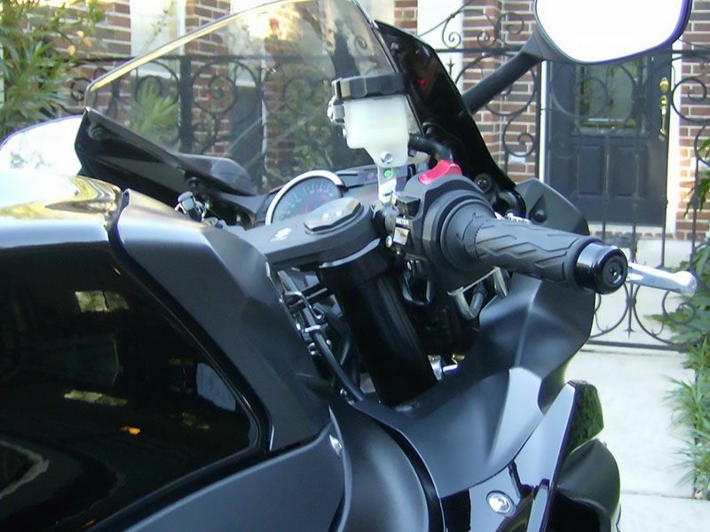 HeliBars Trac Star ハンドルバー ブラック for GSX-R600/R750 04-05 R1000 05- TS03036-BA-02