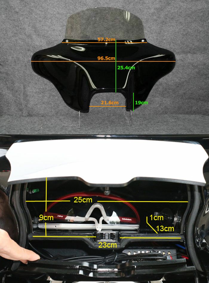 TSU ワンピース Double Books ストレージフェアリング VTX1800R/C/S/T/F 0１-09 カバードフォーク用-01