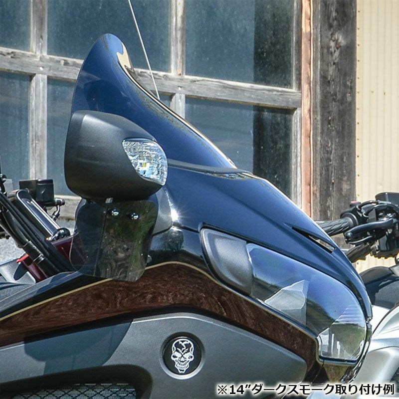 KLOCK werks FLARE ウィンドシールド Gold Wing F6B Tint 16"-02