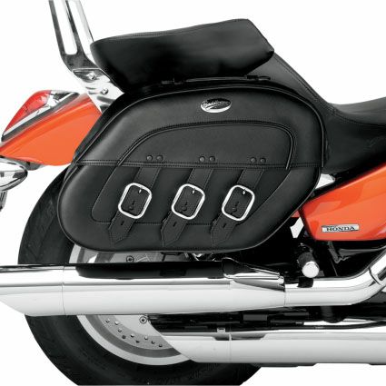 SADDLEMEN S4リジッドマウントQDサドルバッグ ドリフター VTX1300C 04-09/VTX1800C-01