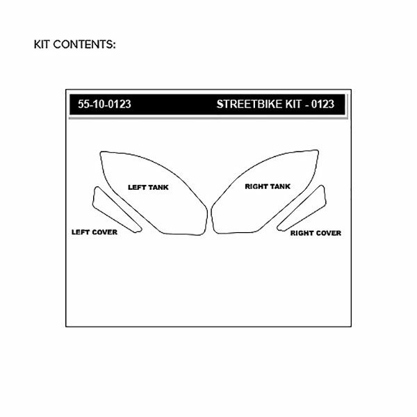 STOMPGRIP トラクションパッド(タンク)キット CBR500R/CB500F 16