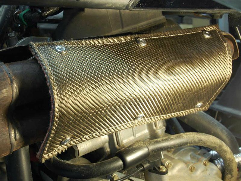 DEI フレキシブルパイプシールド 6"x 24" チタン-02