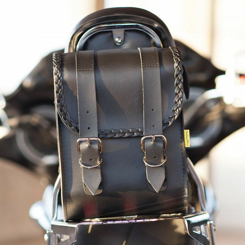 Willie & Max ブレイデット シーシーバーバッグ | バイクカスタム 