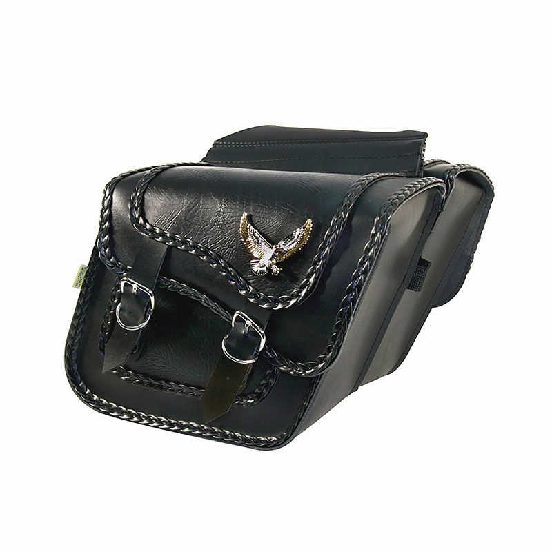 Willie & Max ブラックマジック コンパクトスラントサドルバッグ-01