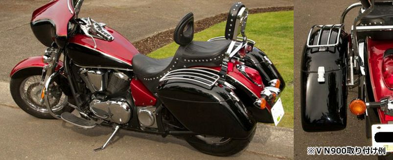 TSU ハードサドルバッグ ストロングQD ABS VN900 バルカン カスタム/クラシック-03