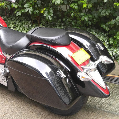 TSU ハードサドルバッグ ジャンボストロングQD ABS ロードライナー/S 
