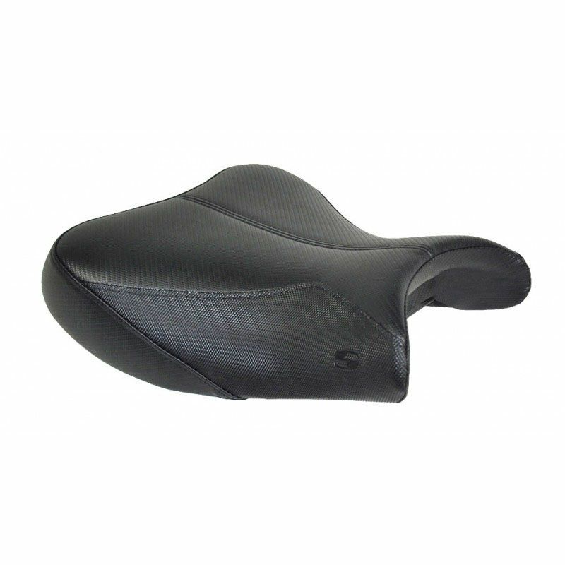 サドルマン　SADDLEMEN バイクシート 黒 SADDLEMEN(サドルマン) STEP-UP LSシート フロント-リアステッチ
