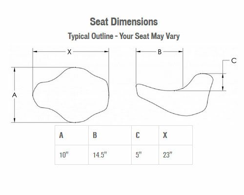 SADDLEMEN RENEGADE デラックスソロシート スムース VTX1800C 02-08-02