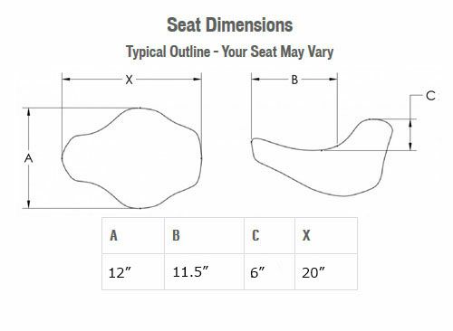 SADDLEMEN RENEGADE デラックスソロシート スタッド付 VTX1300R/S 03-09-02