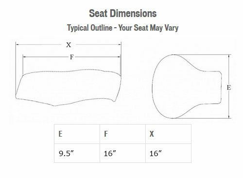 SADDLEMEN ソロシート用 ツーリングピリオンパッド スタッド付 XVS950 V-Star 09-16-02