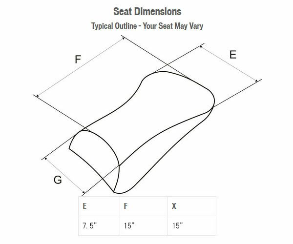 SADDLEMEN ソロシート用 スポーツピリオンパッド スタッド VTX1300R/S 03-08-02
