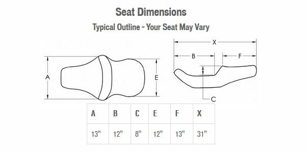 SADDLEMEN Explorer スペシャルシート C50 ブルバード 05-15-02