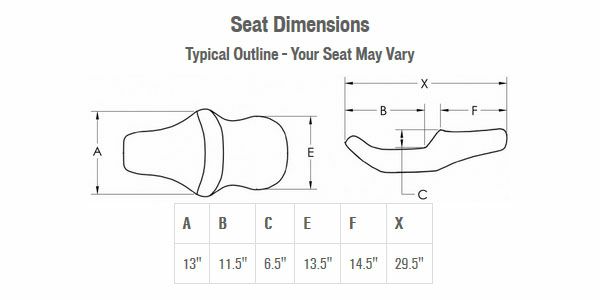 SADDLEMEN Explorer RSシート バックレスト付 VTX1300R/S 03-09-02