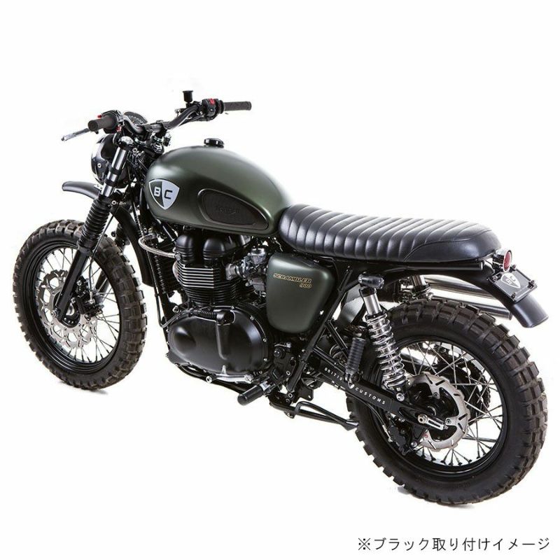 トライアンフ 空冷ボンネビル T100 スクランブラー スラクストン シート スラマー ブリティッシュカスタム | バイクカスタムパーツ専門店  モトパーツ(MOTO PARTS)