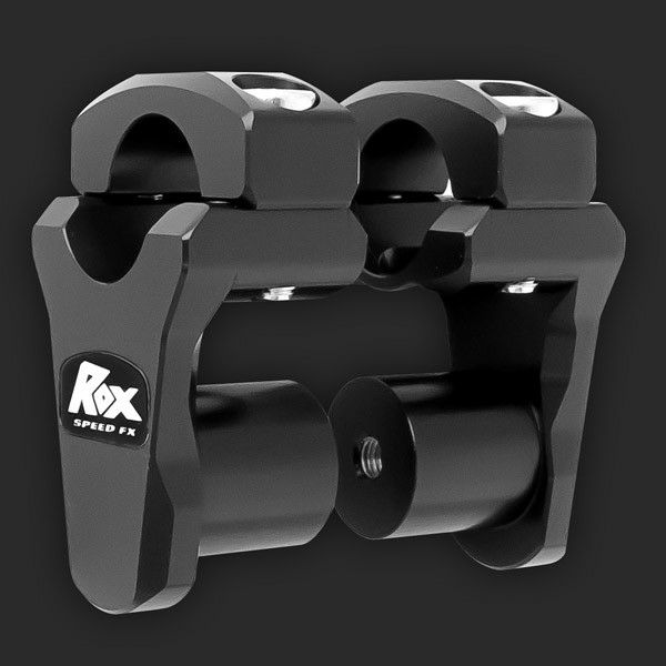 Rox Speeed FX ピボッティングハンドルバーライザー 1-1/8"ハンドル用 1-3/4"UP ブラックアルマイト-01