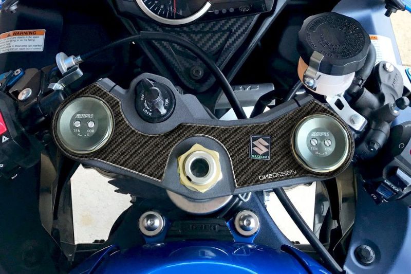 プリント(print) トップブリッジステッカー GSX-R750/600 06-16