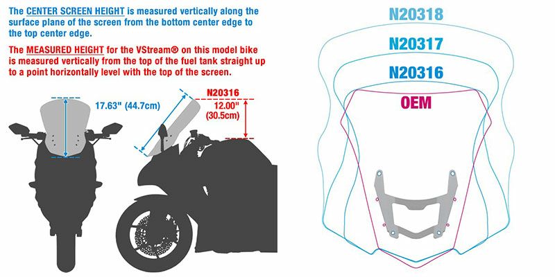 National Cycle VStream+ スポーツウィンドスクリーン MT-09トレーサー(FJ-09) Dark Gray/Low-03