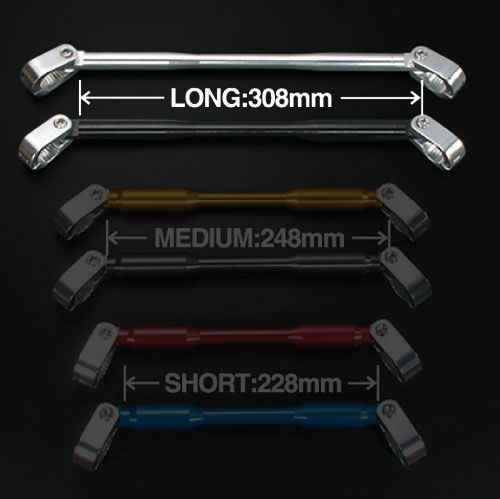 ハーディ(HARDY) EZアタッチハンドルブレース ロング ガンメタ-03