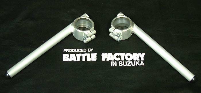 バトルファクトリー(BATTLE FACTORY) アルミ溶接ハンドル 30φ 垂れ角10°BA12-30-10 P049-3040-01