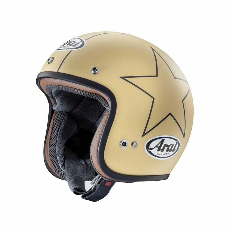 Arai ジェットヘルメット CLASSIC MOD スターズ キャメル | バイクカスタムパーツ専門店 モトパーツ(MOTO PARTS)