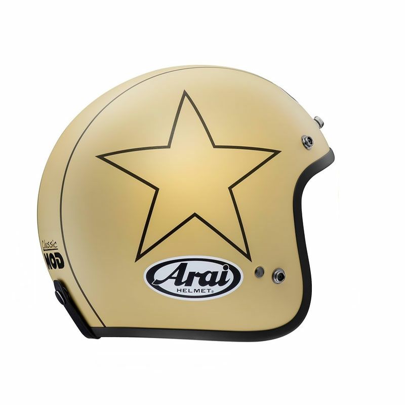 Arai ジェットヘルメット CLASSIC MOD スターズ キャメル | バイクカスタムパーツ専門店 モトパーツ(MOTO PARTS)