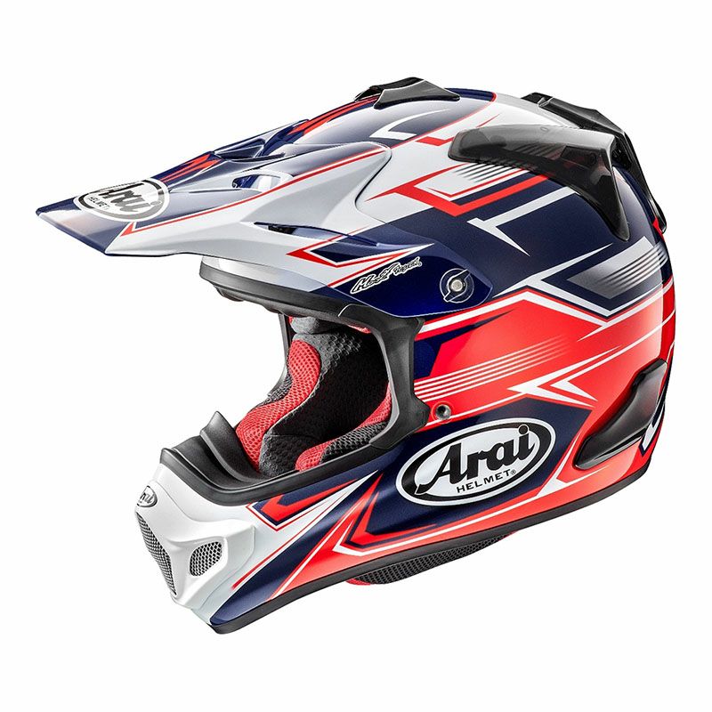 Arai オフロードヘルメット V-CROSS4 スライ レッド-01