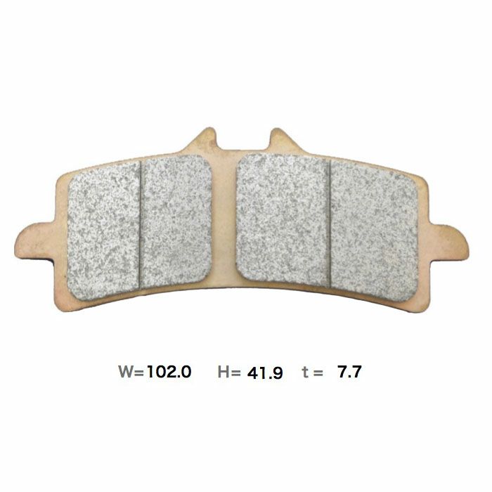 メタリカ(Metallico) フロント ブレーキパッド SPEC03 ブレンボ4potモノブロックキャリパー用-02