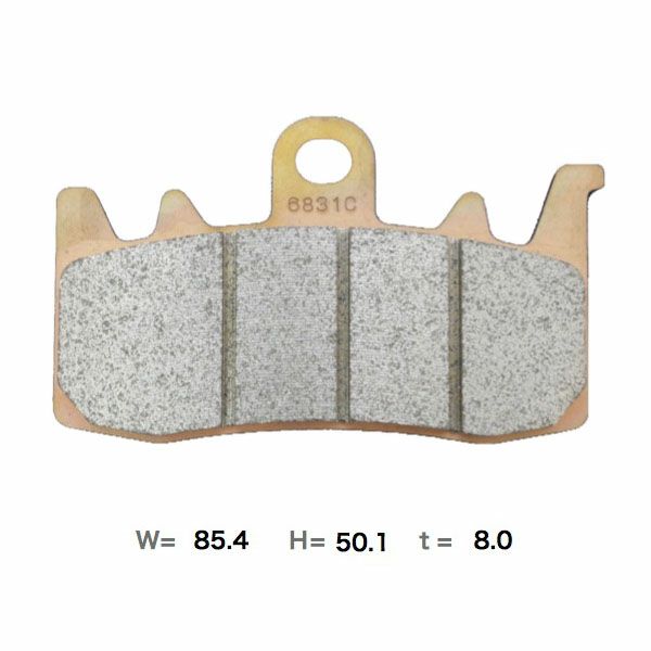 メタリカ(Metallico) フロント ブレーキパッド SPEC03 NEWブレンボラジアル-02