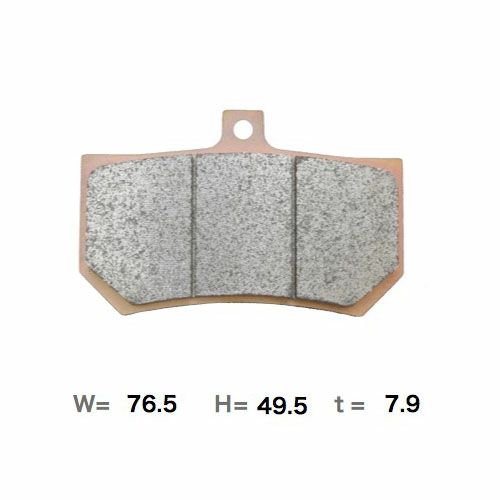 メタリカ(Metallico) フロント ブレーキパッド SPEC03 AP Racing 4P 当たり幅 34mm用-02