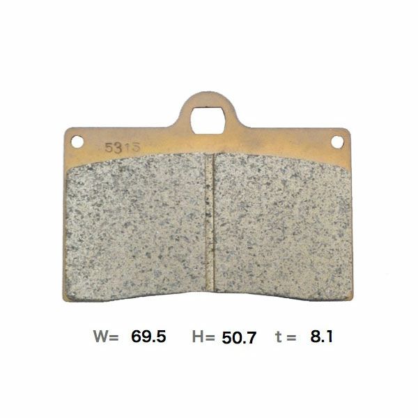 メタリカ(Metallico) フロント ブレーキパッド SPEC03 XJR1300/RS250-02