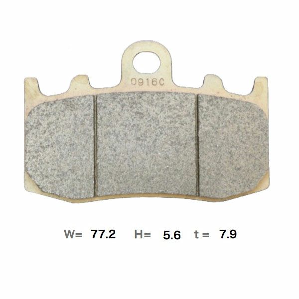 メタリカ(Metallico) フロント ブレーキパッド SPEC03 R1200系/K1300系/R1100S (Brembo)-02