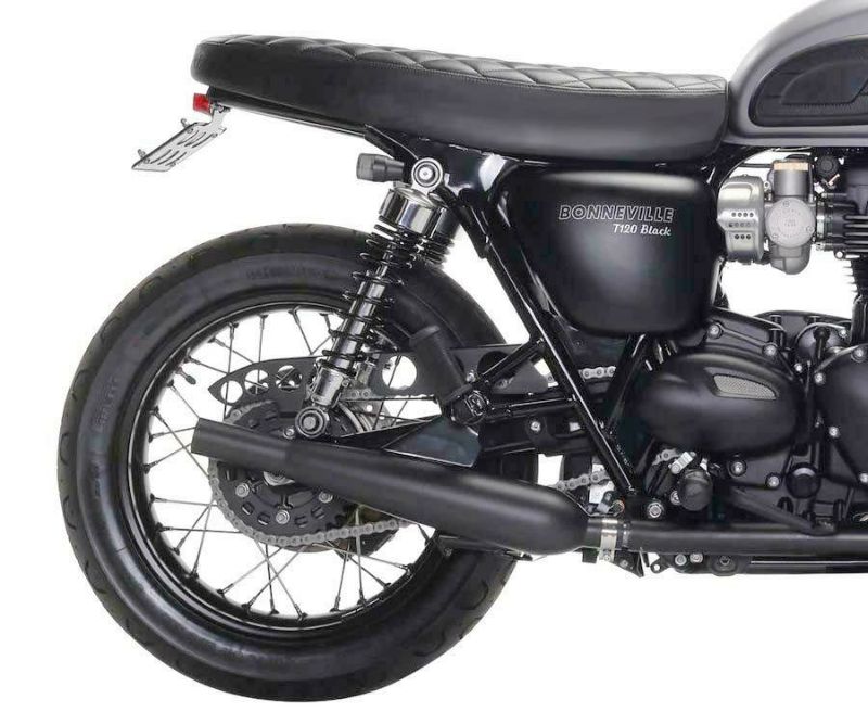 British Customs スリーパープロ ブラック for ボンネビルT120/T100 