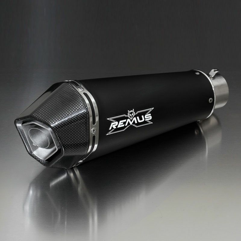 REMUS HYPERCONE スリップオン・マフラー ステンレス/ブラック EC適合 GSX-S 1000F-01