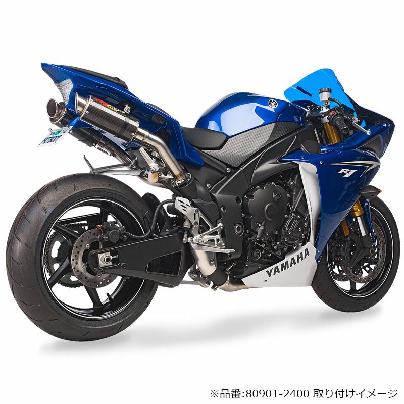 【SALE】Hotbodies Racing MGPII GROWLER スリップオン・マフラー カーボン YZF-R1 09-14-02
