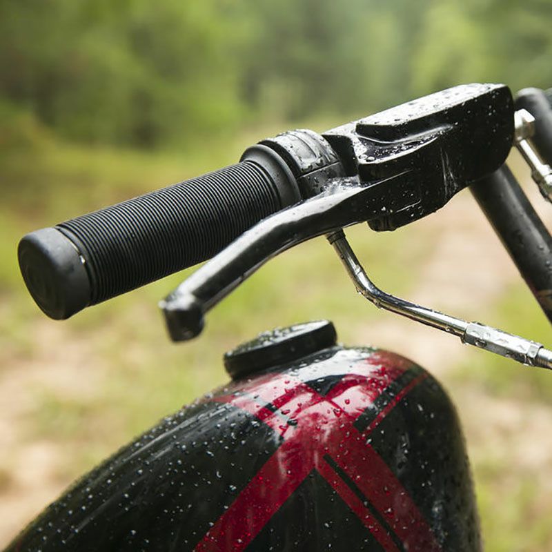 BILTWELL ウィスキースロットルアセンブリ シングルケーブル 1" ブラック-03