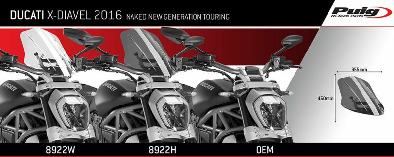 B*K様 Puig Xdiavel xディアベル　シールド Puig Xdiavel xディアベル シールド - メルカリ