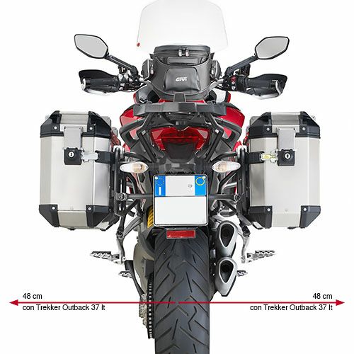 ジビ(GIVI) CAM サイドマウントフレーム Ducati ムルティストラーダ1200 15-17 PLR7406CAM-02