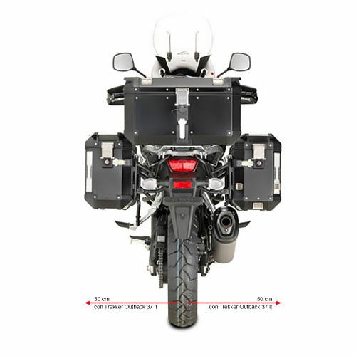 GIVI カムサイドパニエホルダースズキdl Trekker Outback Monokey 1000 V-STROM 黒