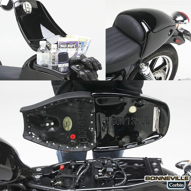 Corbin スマグラートランク&シート ボンネビルT100/スクランブラー/スラクストン | バイクカスタムパーツ専門店 モトパーツ(MOTO  PARTS)