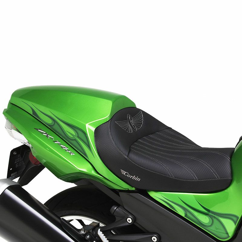 ZX-14R カスタムシート パイソン柄 蛇柄 カワサキ - オートバイ