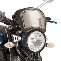 Puig レトロフロントプレート マットブラック XSR900 | バイク