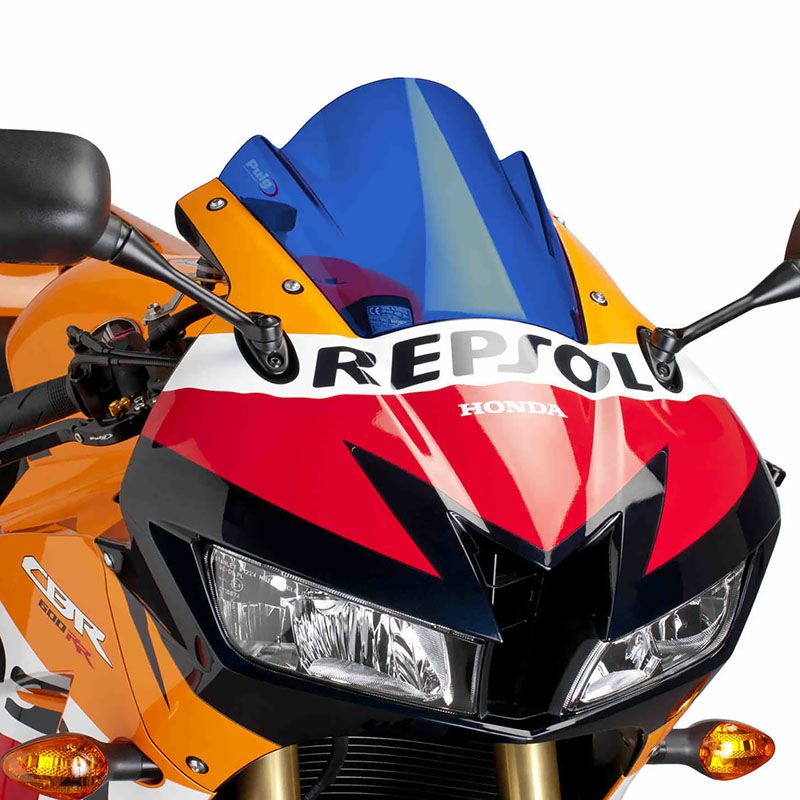 プーチ(Puig) レーシングスクリーン ブルー CBR600RR 13-16 6478A-01